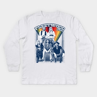 Fleetwood Mac Retro Aesthetic Design Kids Long Sleeve T-Shirt